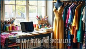 build a blog and specialize