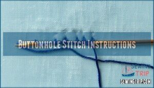 buttonhole stitch instructions