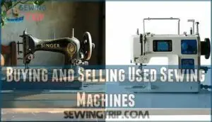 buying and selling used sewing machines