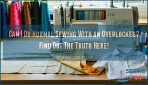 can i do normal sewing with an overlocker