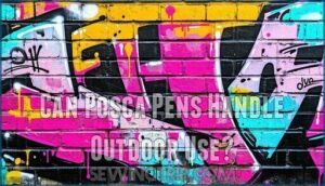 can posca pens handle outdoor use