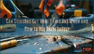 can scissors cut a wire