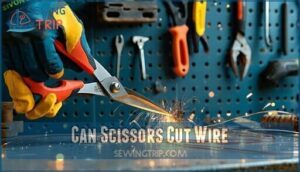 can scissors cut wire