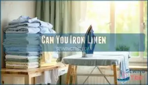 can you iron linen