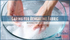 caring for bengaline fabric