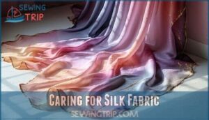 caring for silk fabric