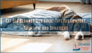 cat dog blanket size