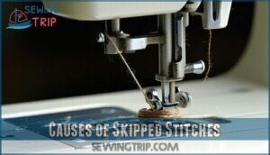 causes of skipped stitches