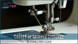 causes of skipped stitches