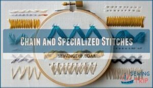 chain and specialized stitches
