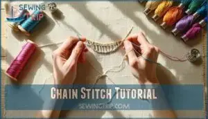 chain stitch tutorial