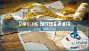 changing pattern width