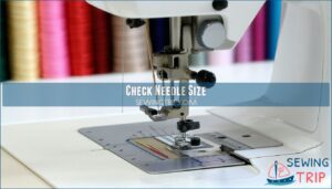 check needle size