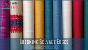 checking selvage edges