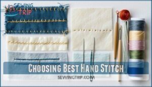 choosing best hand stitch choosing best hand stitch