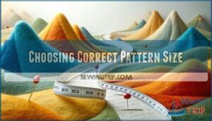 choosing correct pattern size