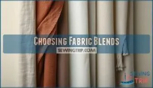 choosing fabric blends