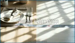 choosing placemat size
