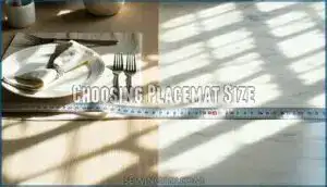 choosing placemat size