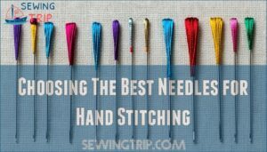 choosing the best needles for hand stitching