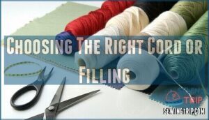 choosing the right cord or filling