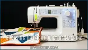 choosing the right quilting machine