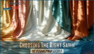 choosing the right satin
