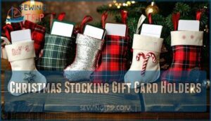 christmas stocking gift card holders christmas stocking gift card holders
