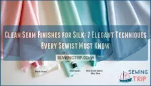 clean seam finishes for silk