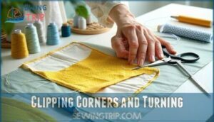 clipping corners and turning