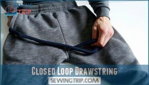closed loop drawstring