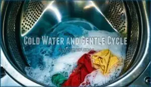 cold water and gentle cycle cold water and gentle cycle