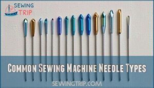common sewing machine needle types