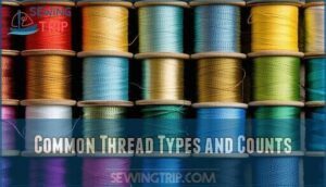 common thread types and counts