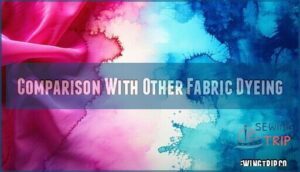 comparison with other fabric dyeing