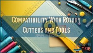 compatibility with rotary cutters and tools