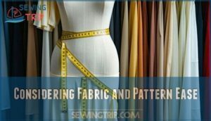 considering fabric and pattern ease