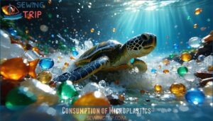 consumption of microplastics