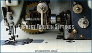 correct tension settings correct tension settings