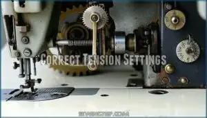 correct tension settings