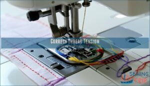 correct thread tension
