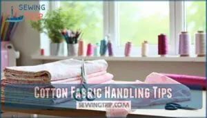 cotton fabric handling tips