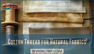 cotton thread for natural fabrics
