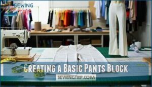 creating a basic pants block