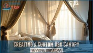 creating a custom bed canopy