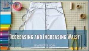 decreasing and increasing waist