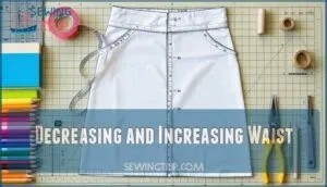 decreasing and increasing waist