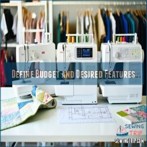 define budget and desired features