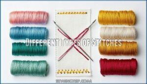 different types of stitches