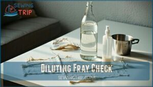 diluting fray check